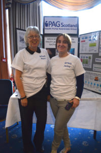 Mary and Jackie at the iPAG Glasgow Insulin Pump Roadshow